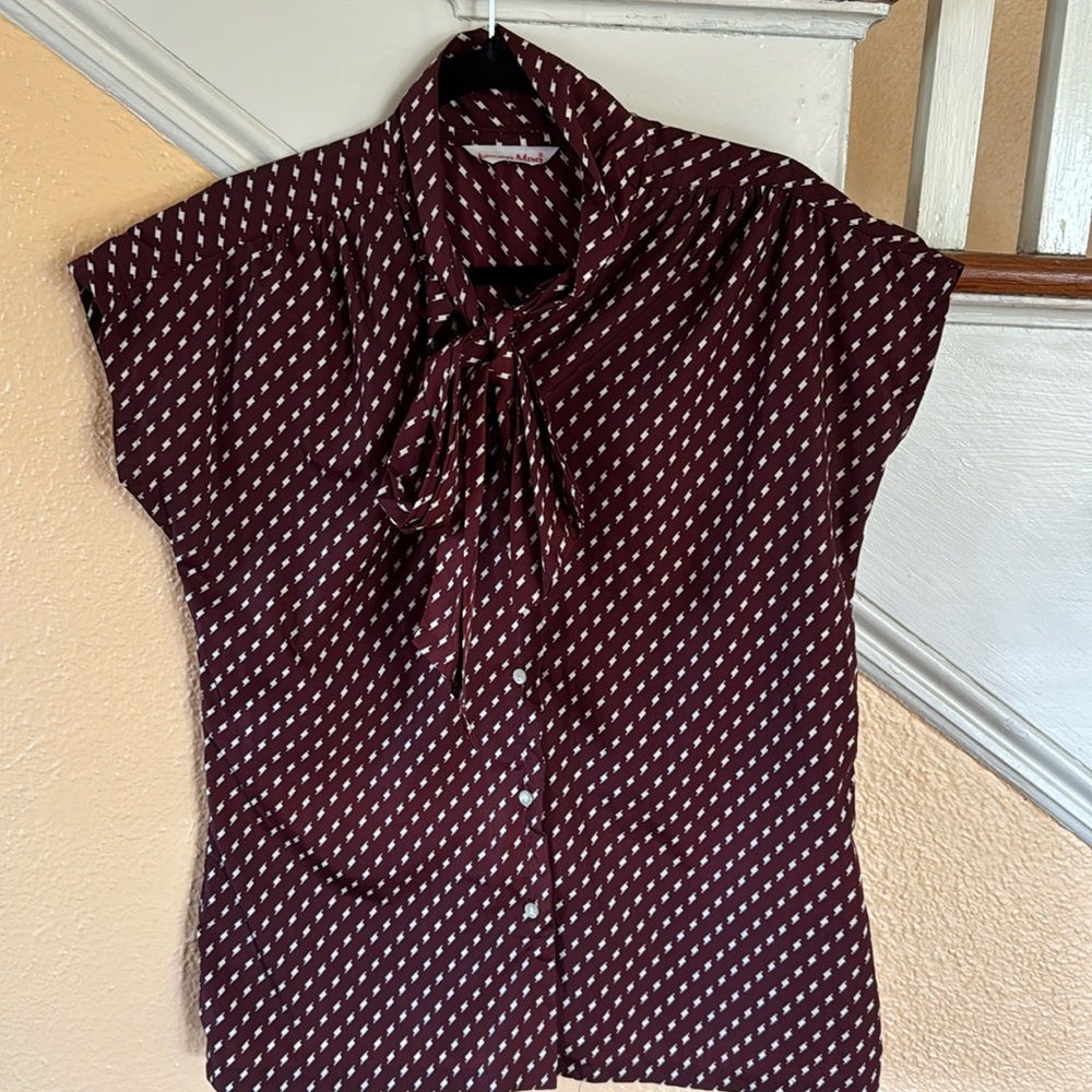 Vintage pussybow blouse